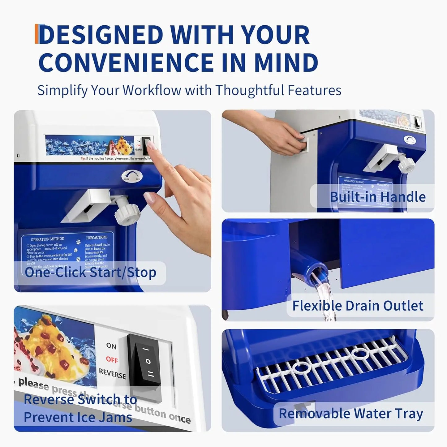 Countertop Shaved Ice Machine