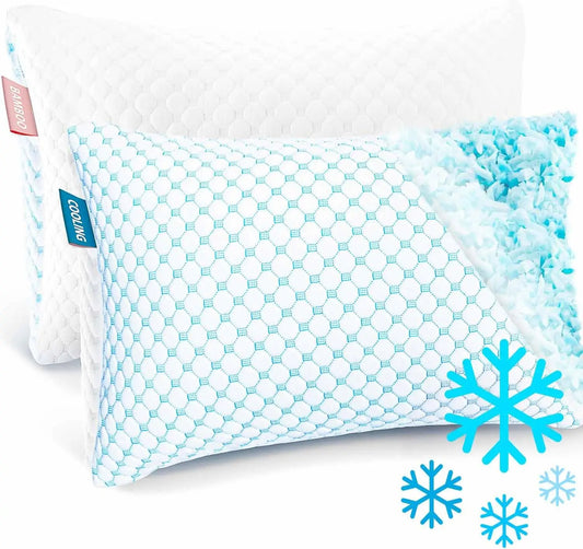 Cooling Gel Pillows With Polyester Filling For All Night Comfort