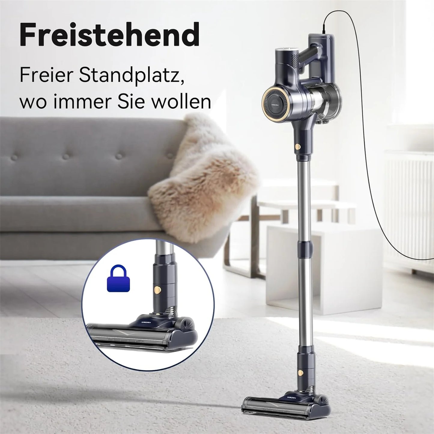INSE I8 Corded Vacuum Cleaner 23000Pa For Floors Pet Hair