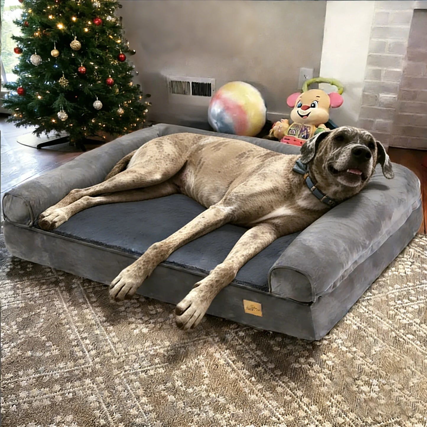 Calming Orthopedic Memory Foam Dog Bed Sofa