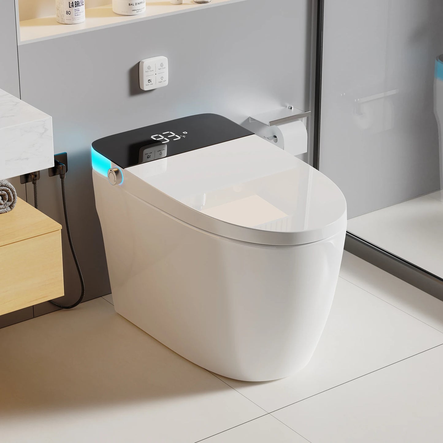 Smart Heated Bidet Toilet Seat With Warm Water And Comfort