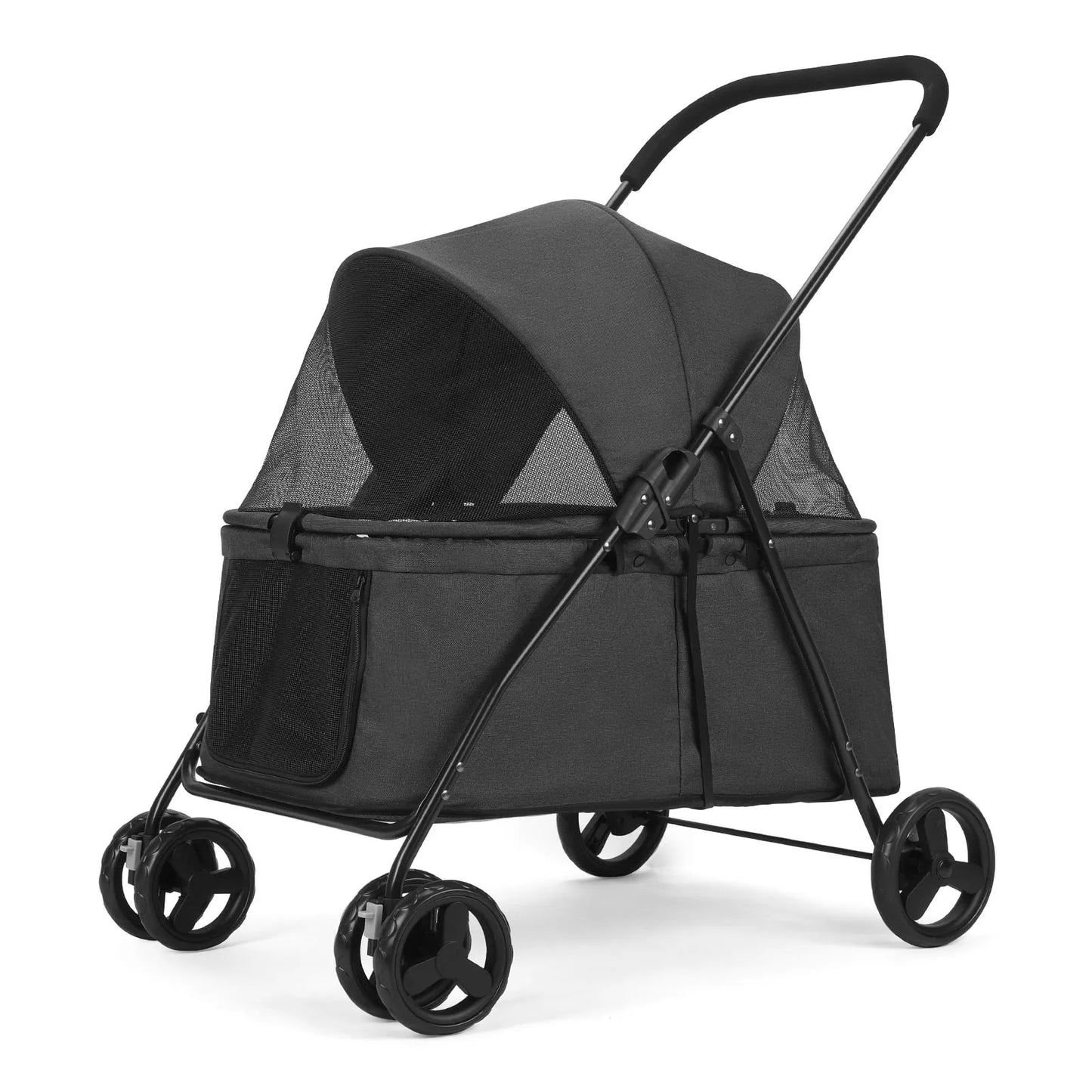 4 Wheel Dog Stroller For Pets And Puppies Outdoors