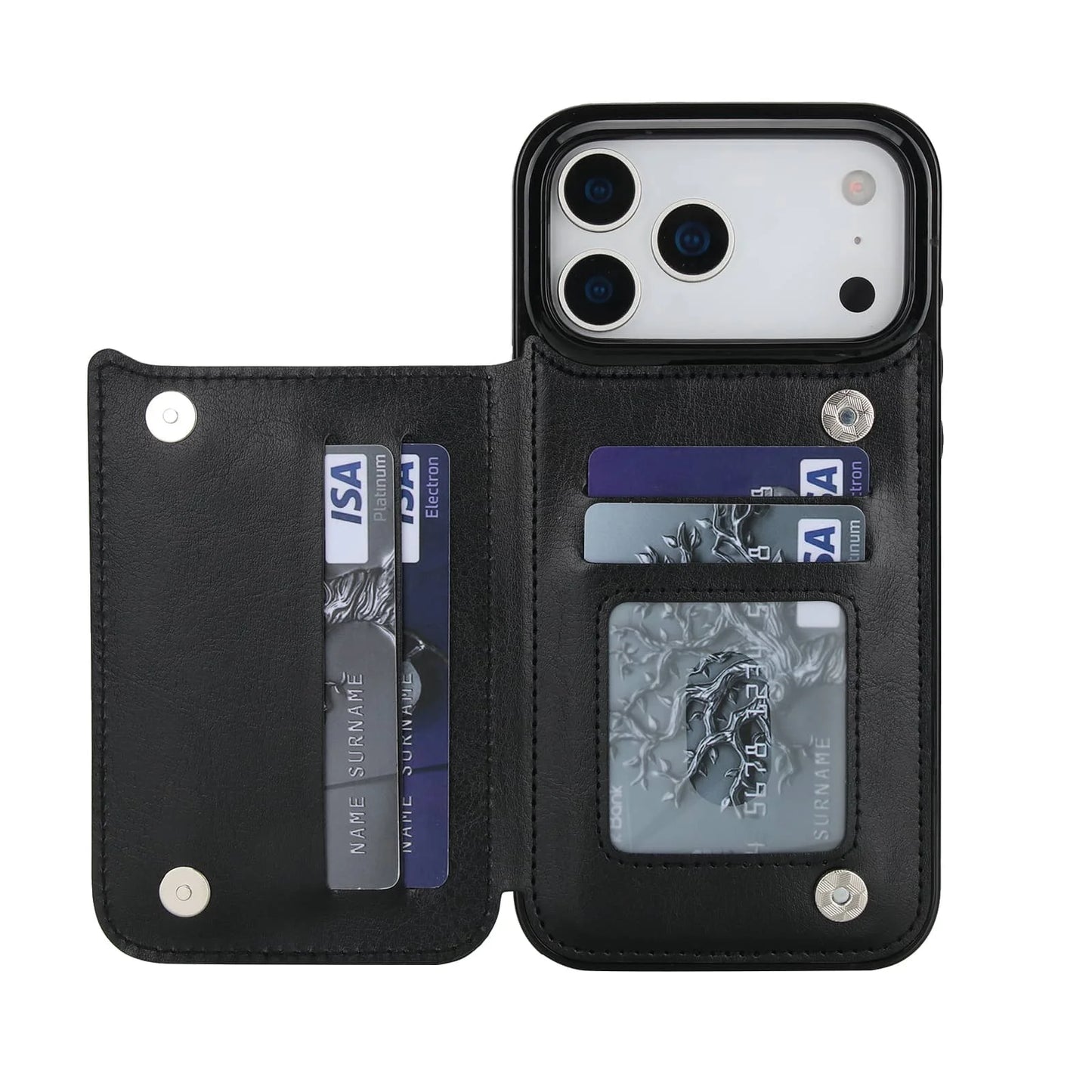 iPhone Pro Max Air Wallet Case With Card Holder Magnetic