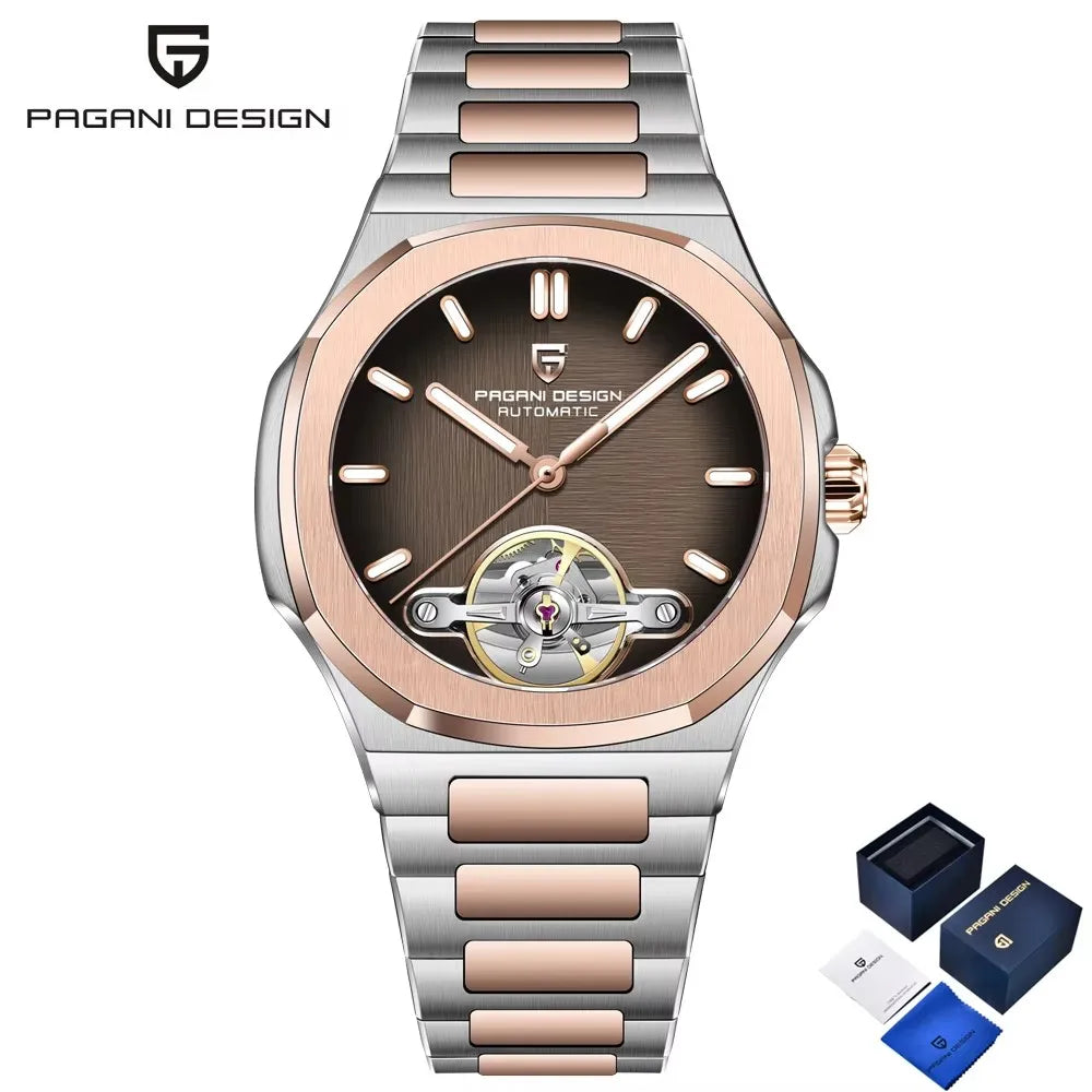 Pagani Design Luxury Automatic Watch Stainless Steel Case