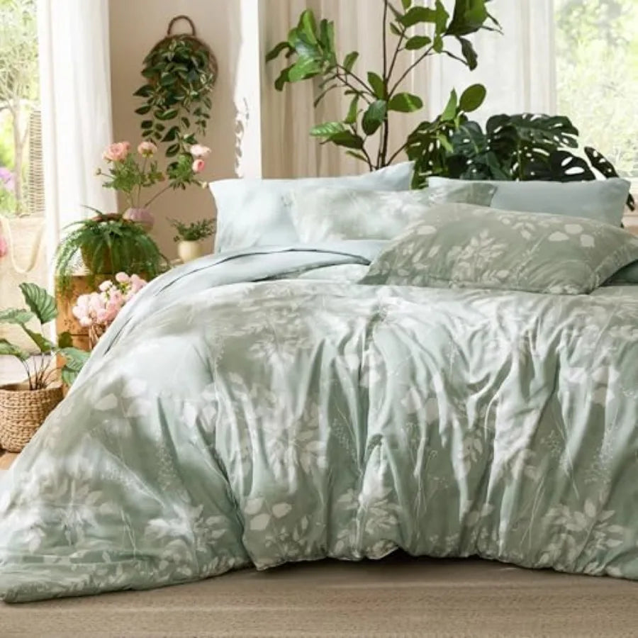 Botanical Bedding Comforter Set Premium Bed In A Bag