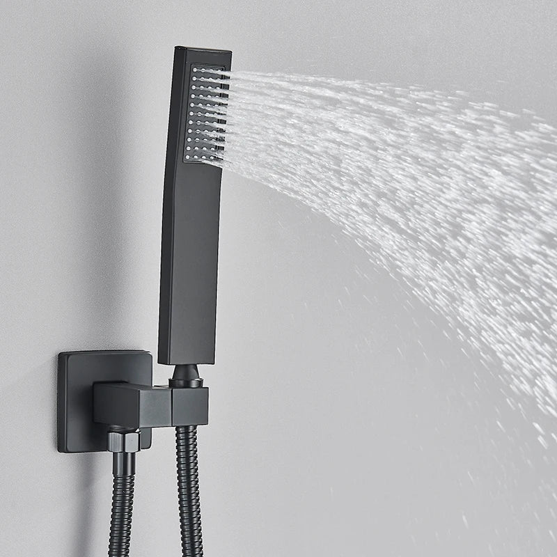 Rain Shower Faucet Set With Tub Spout System