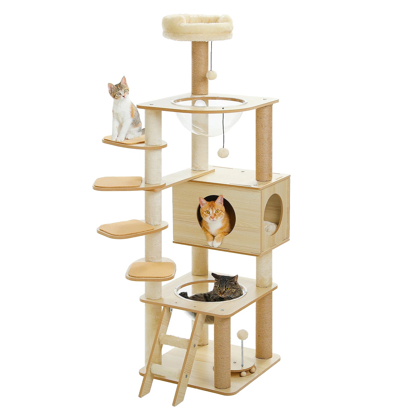 PAWZ Ro Multi Level Cat Tree For Active Indoor Adventures