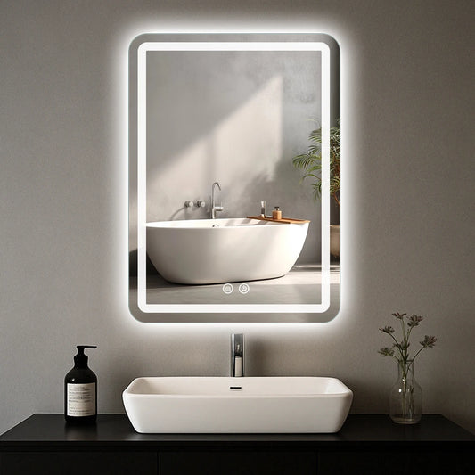 MYGIIVOVO Dimmable LED Bathroom Mirror With Three Color Temperatures