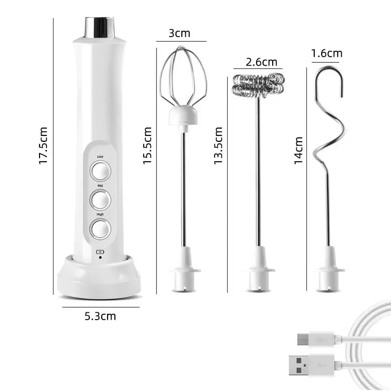 3 In 1 Wireless Handheld Milk Frother