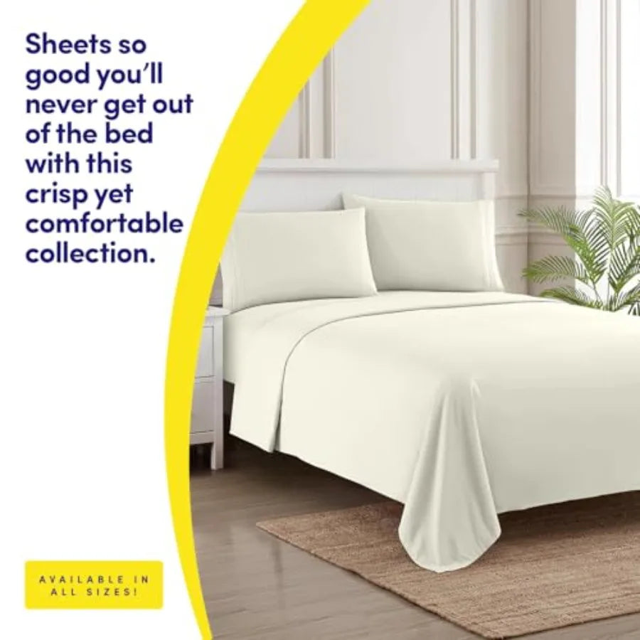100 Percent Bamboo Fiber Luxury RV Bed Linen Set Six Piece Wrinkle Resistant