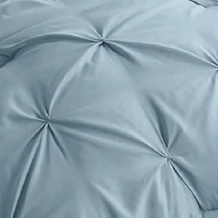 Linen Comforter Set Duvet Cover And Pillowcases 7 Piece