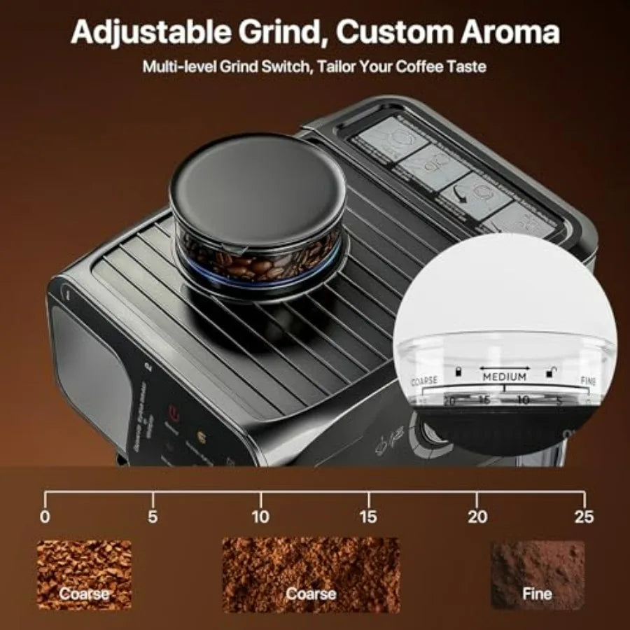 Professional Home Espresso Machine for Small Batches and Easy Brews