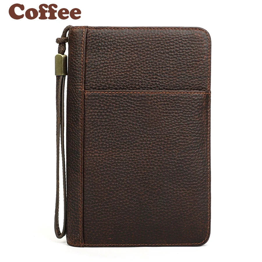 Vintage Leather Cigar Humidor Case Multifunctional Holder Lychee Pattern