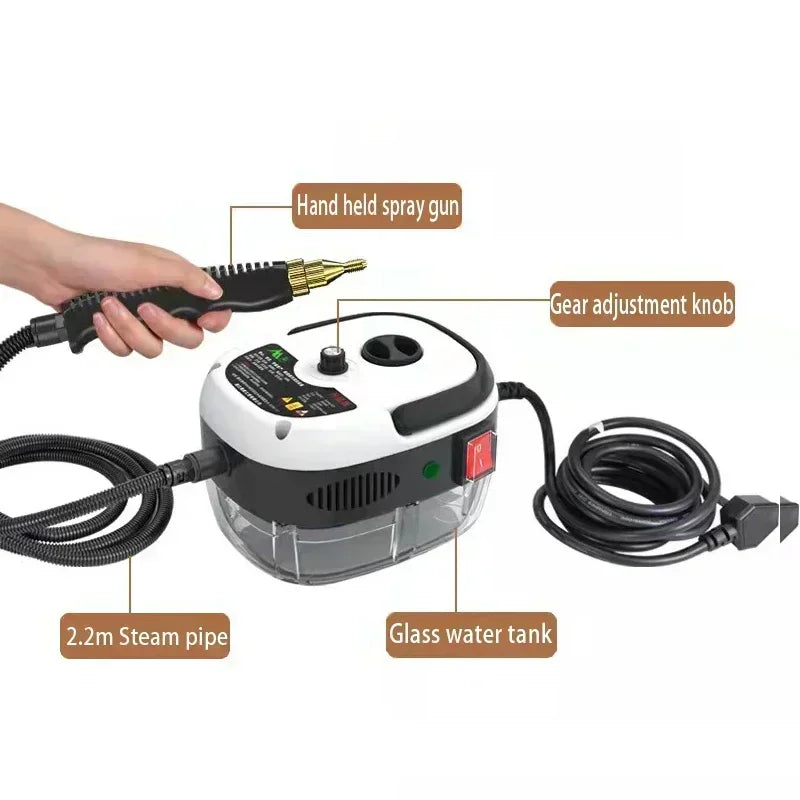 Portable Steam Cleaner for Home, Car, Kitchen, Air Conditioner