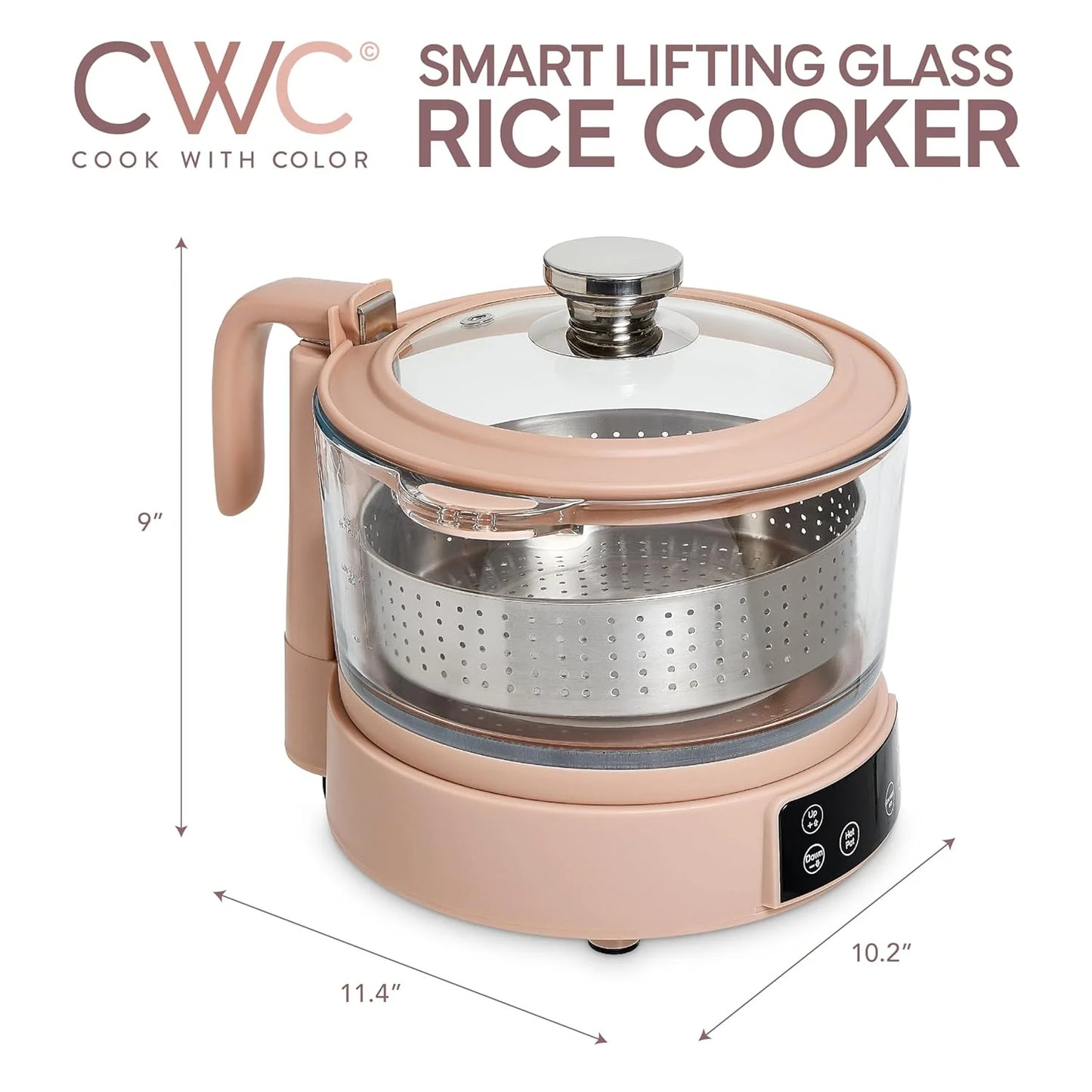 Yao Hui Huang Glass Low Carb Rice Cooker Healthier Starch