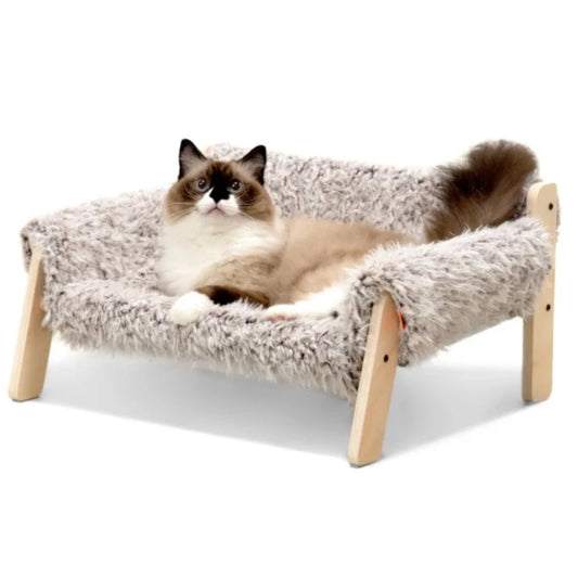 Large Indoor Soft Cat Couch with Removable Cover