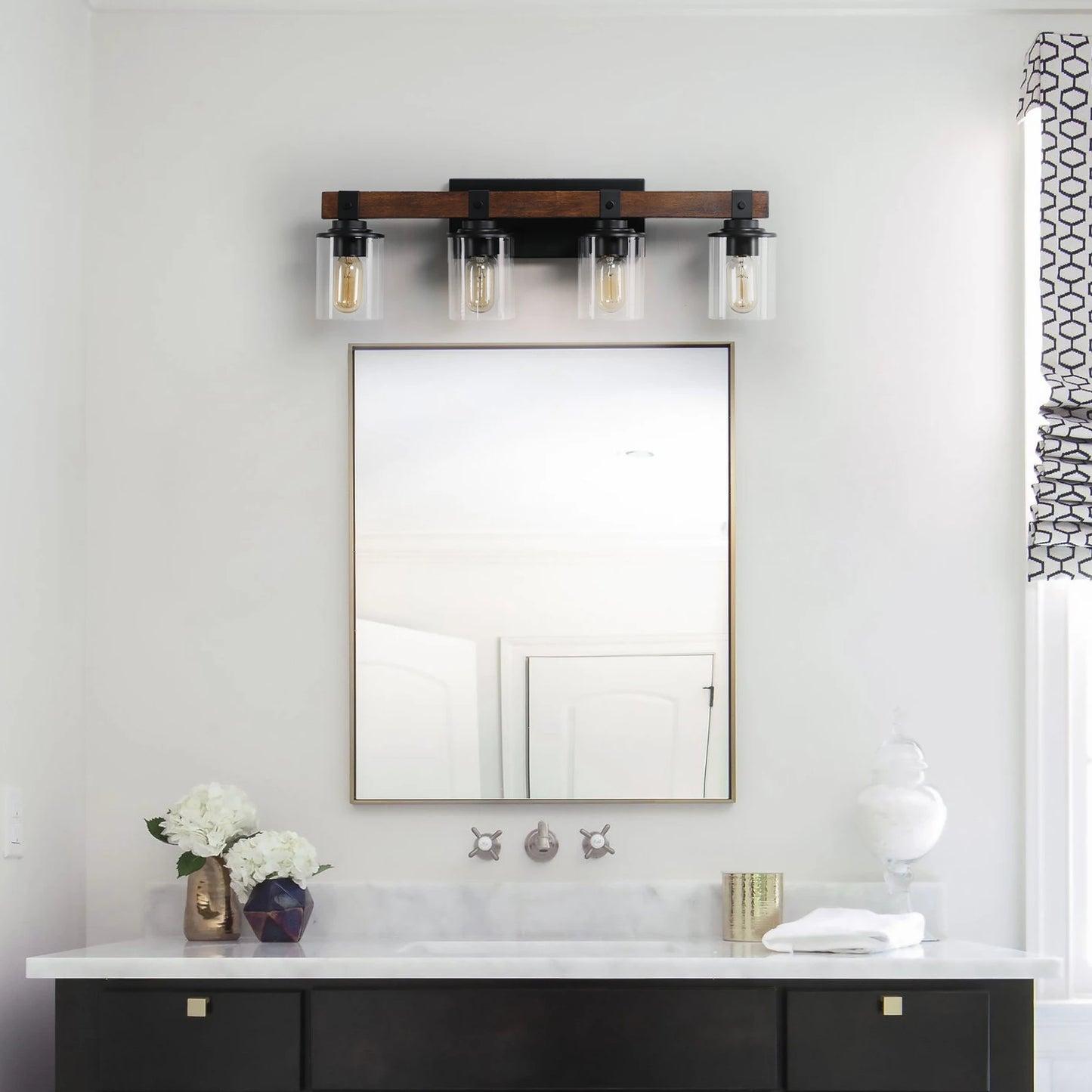 ARLGSITE Rustic Industrial Farmhouse Vanity Light Wall Sconce Bathroom