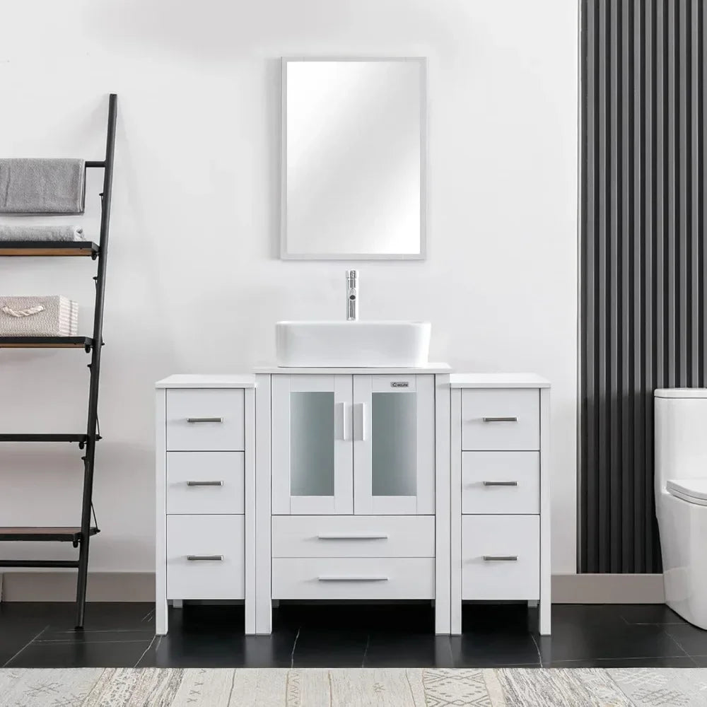 Modern Bathroom Vanity Sink Combo With Spacious Storage Space