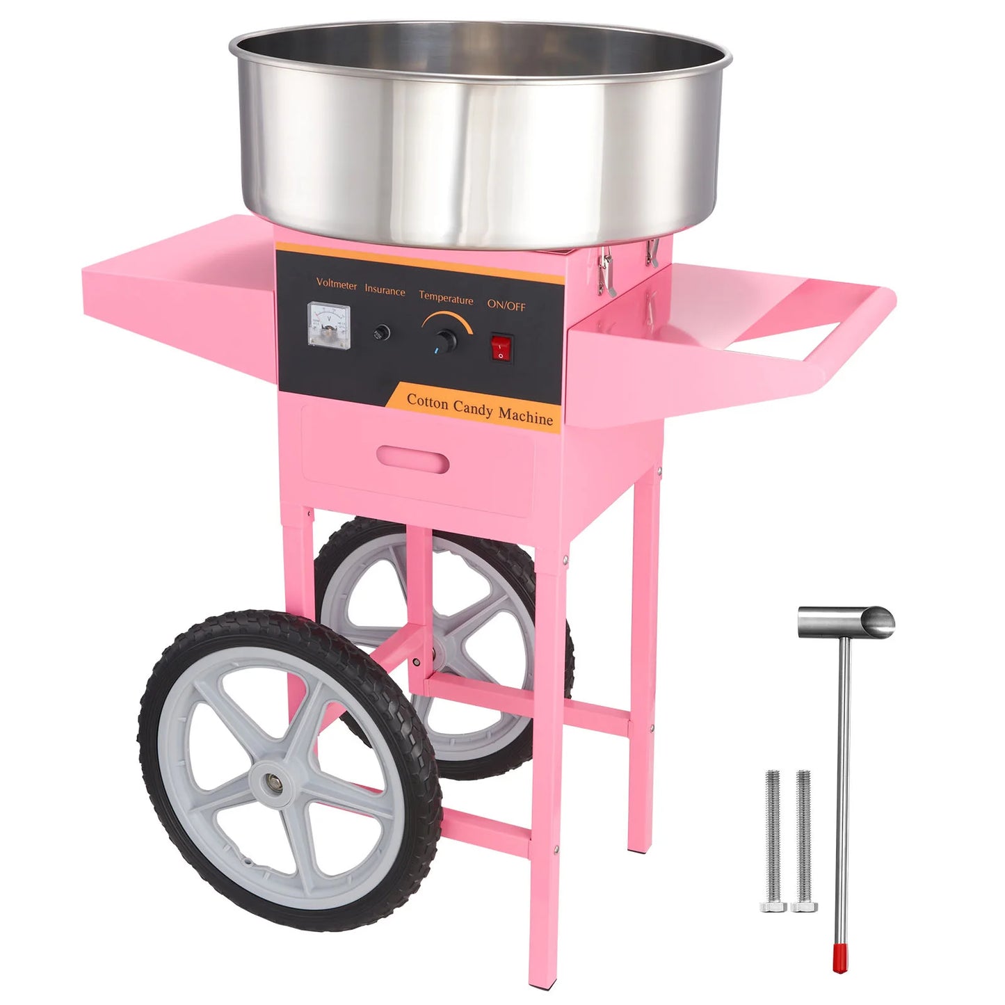 Succebuy Electric Cotton Candy Machine With Cart For Quick Treats