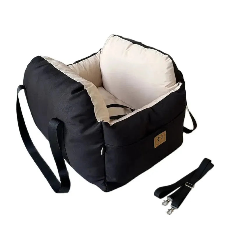 Dog Car Seat with Safety Belt Washable Travel Mattress