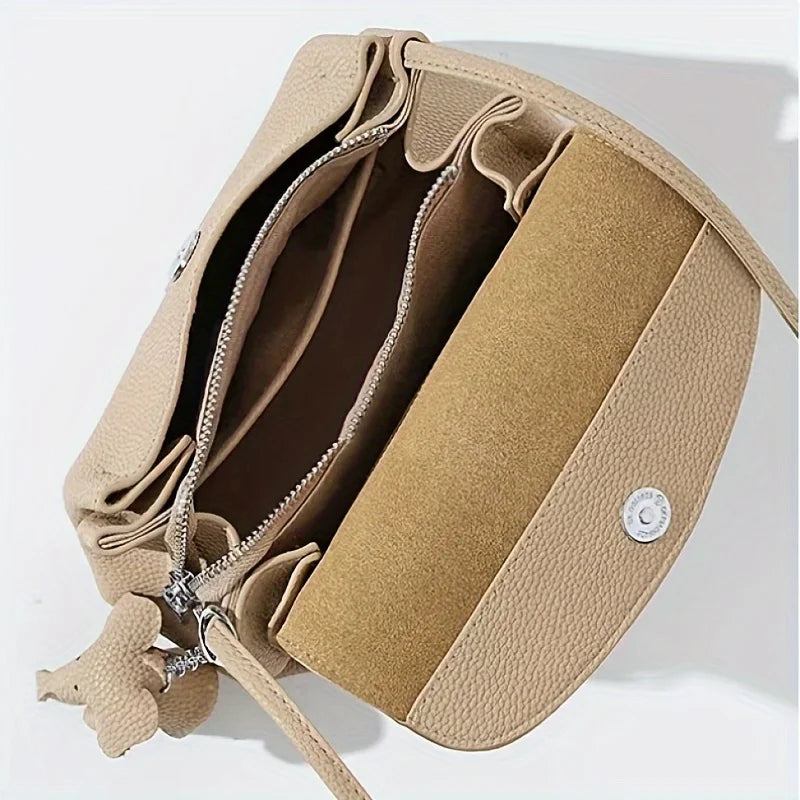 Elephant Cowhide Fashion Crossbody Bag Genuine Leather For Women