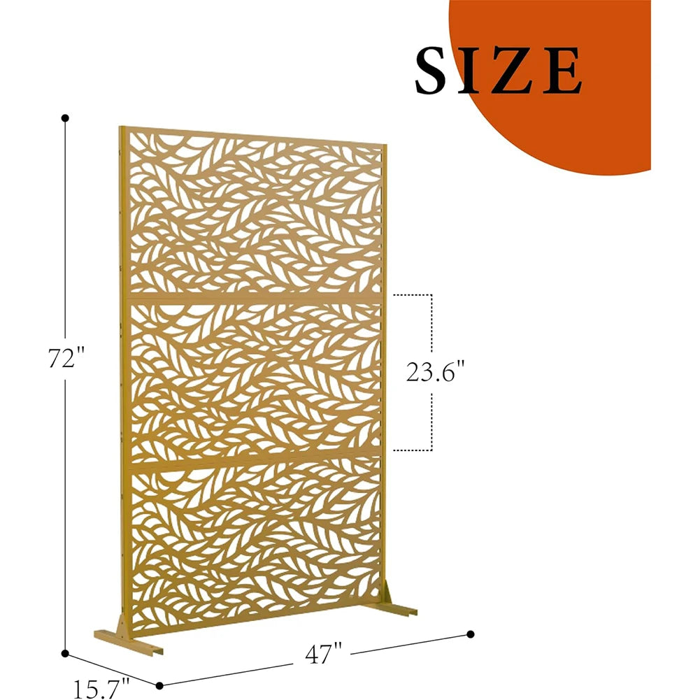 HiMISSH Metal Outdoor Privacy Screens and Panels for Patio