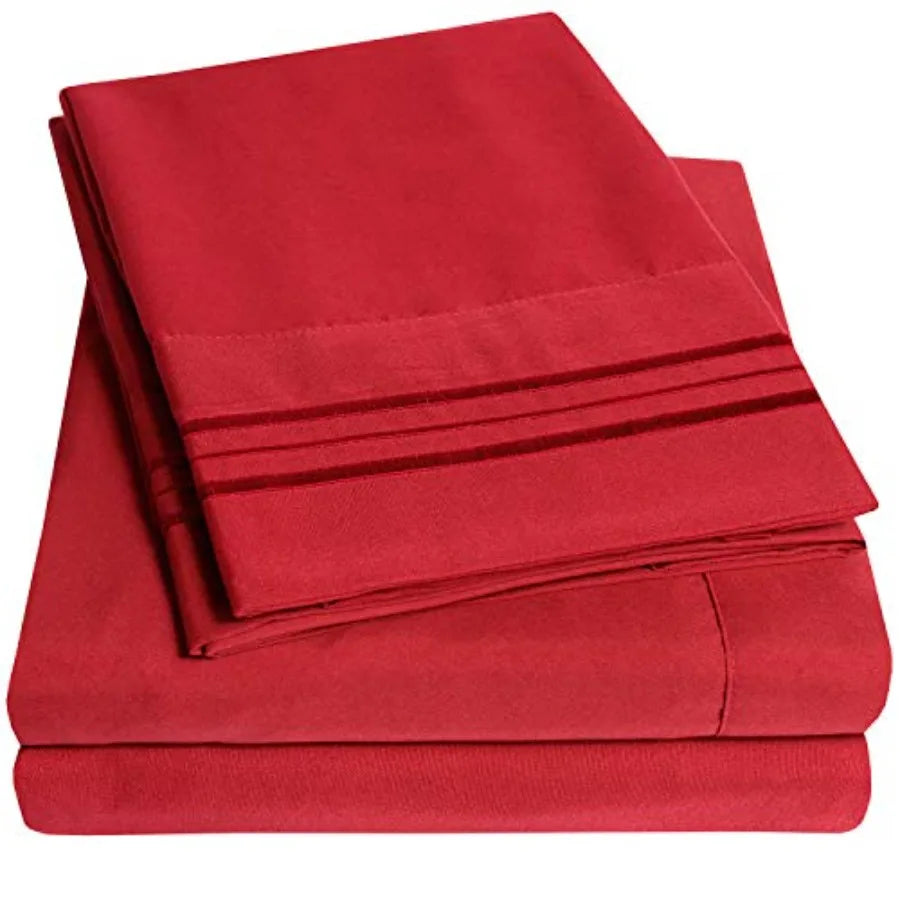 100 Percent Bamboo Fiber Luxury RV Bed Linen Set Six Piece Wrinkle Resistant