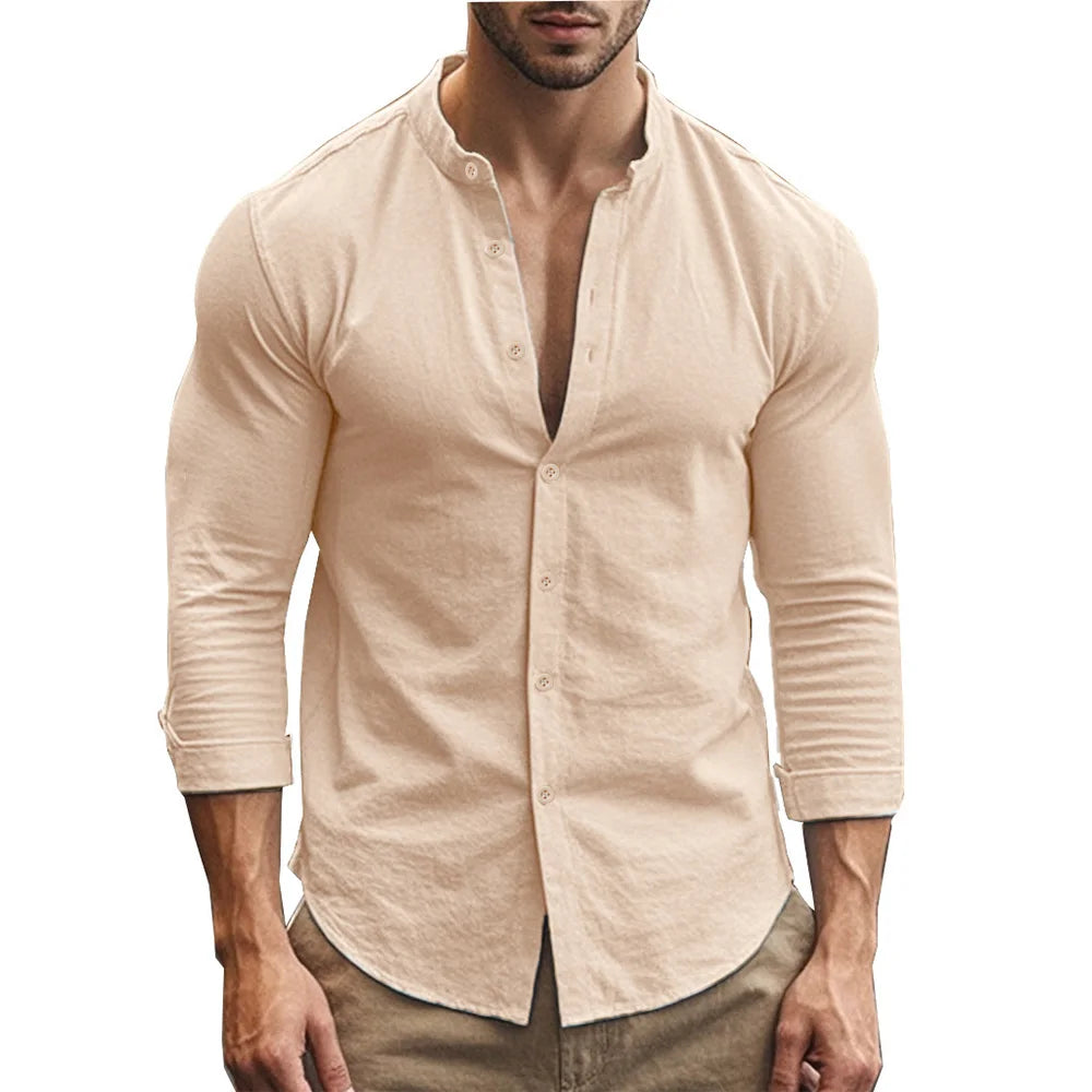 Men's Cotton Linen Shirt