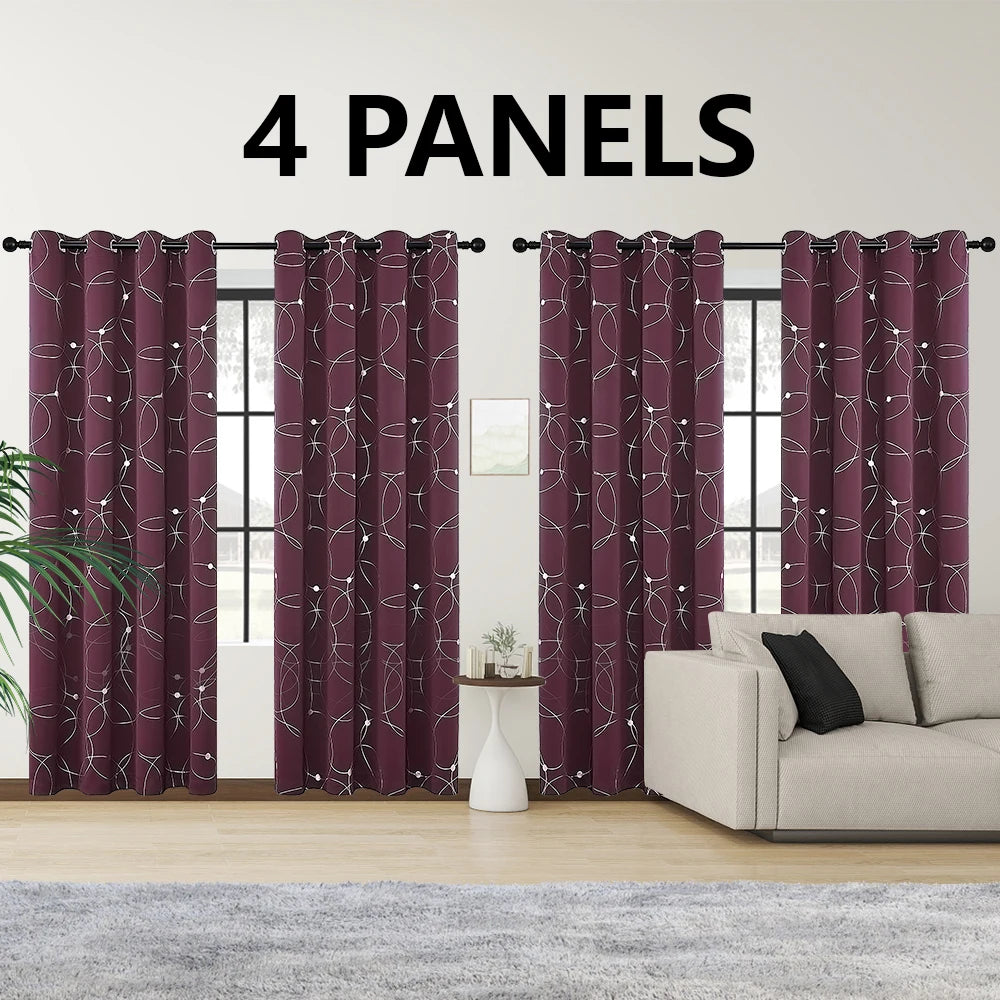 Thermal Insulated Blackout Curtains