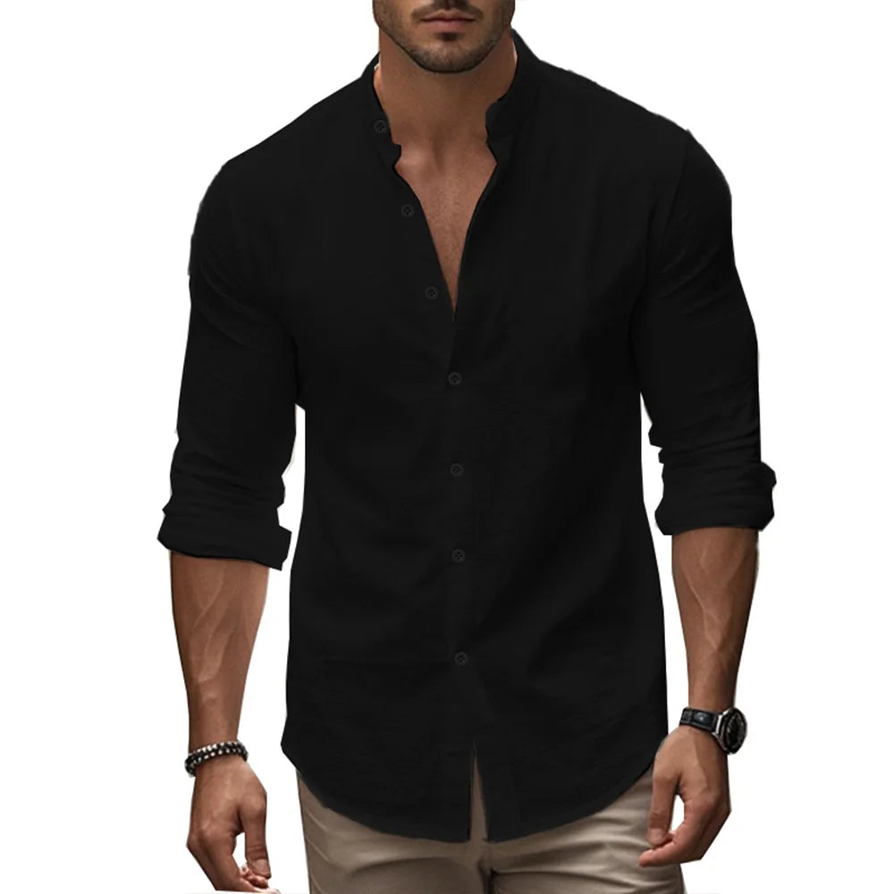 Men's Cotton Linen Shirt