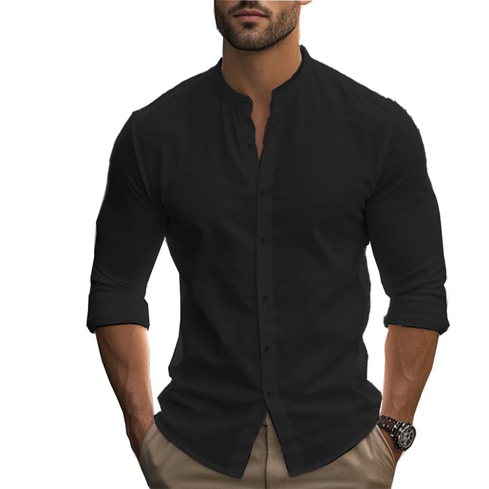 Men's Cotton Linen Shirt
