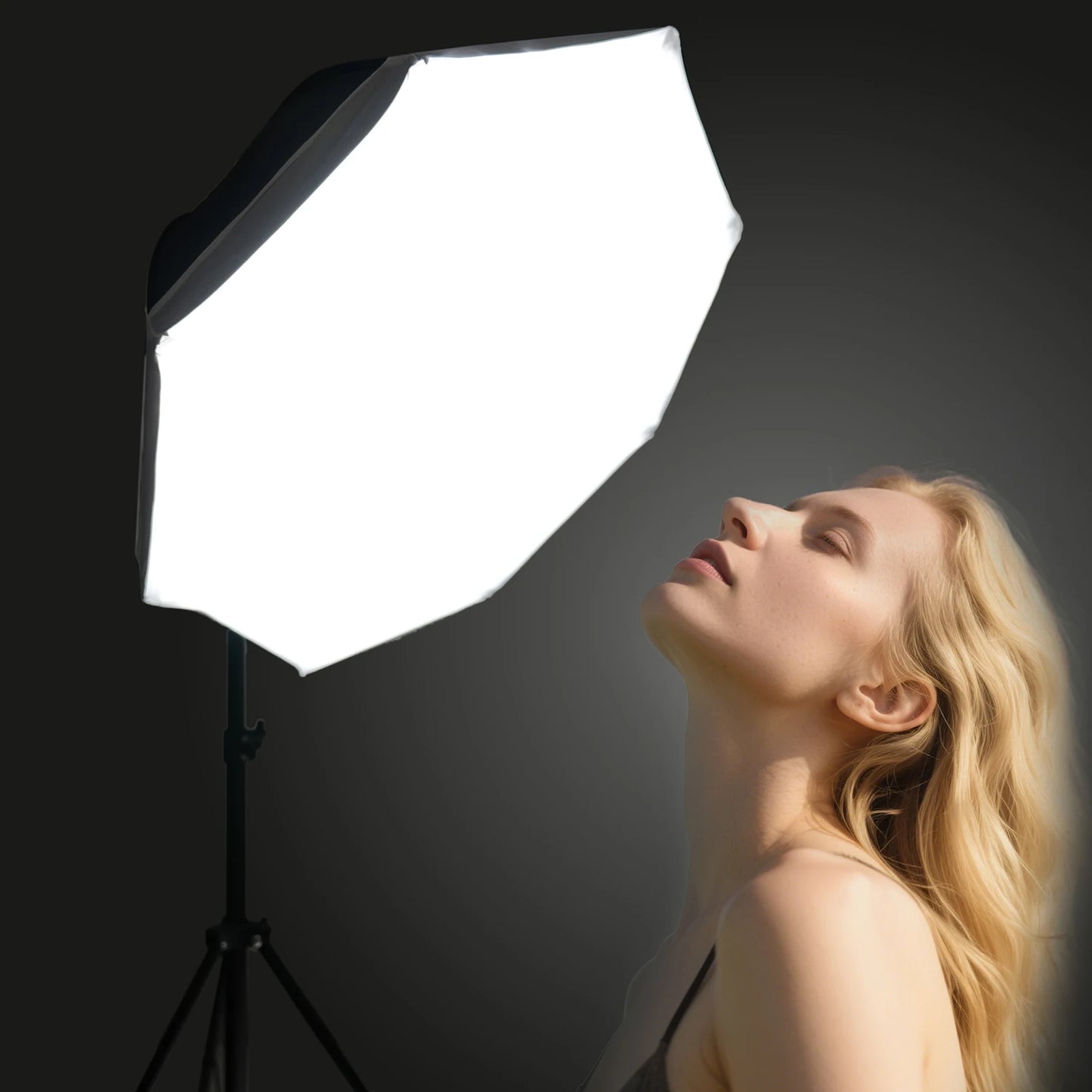 Fotulato Octagon Softbox Lighting System With Tripod