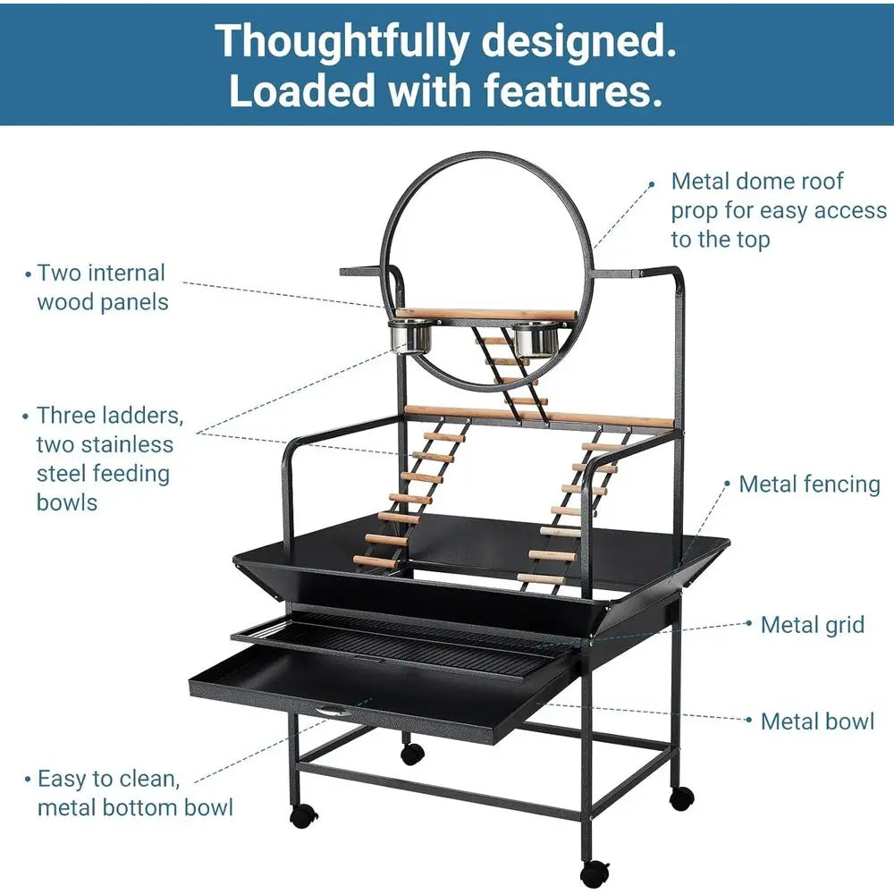 Nonem Bird Play Stand and Activity Center for Birds