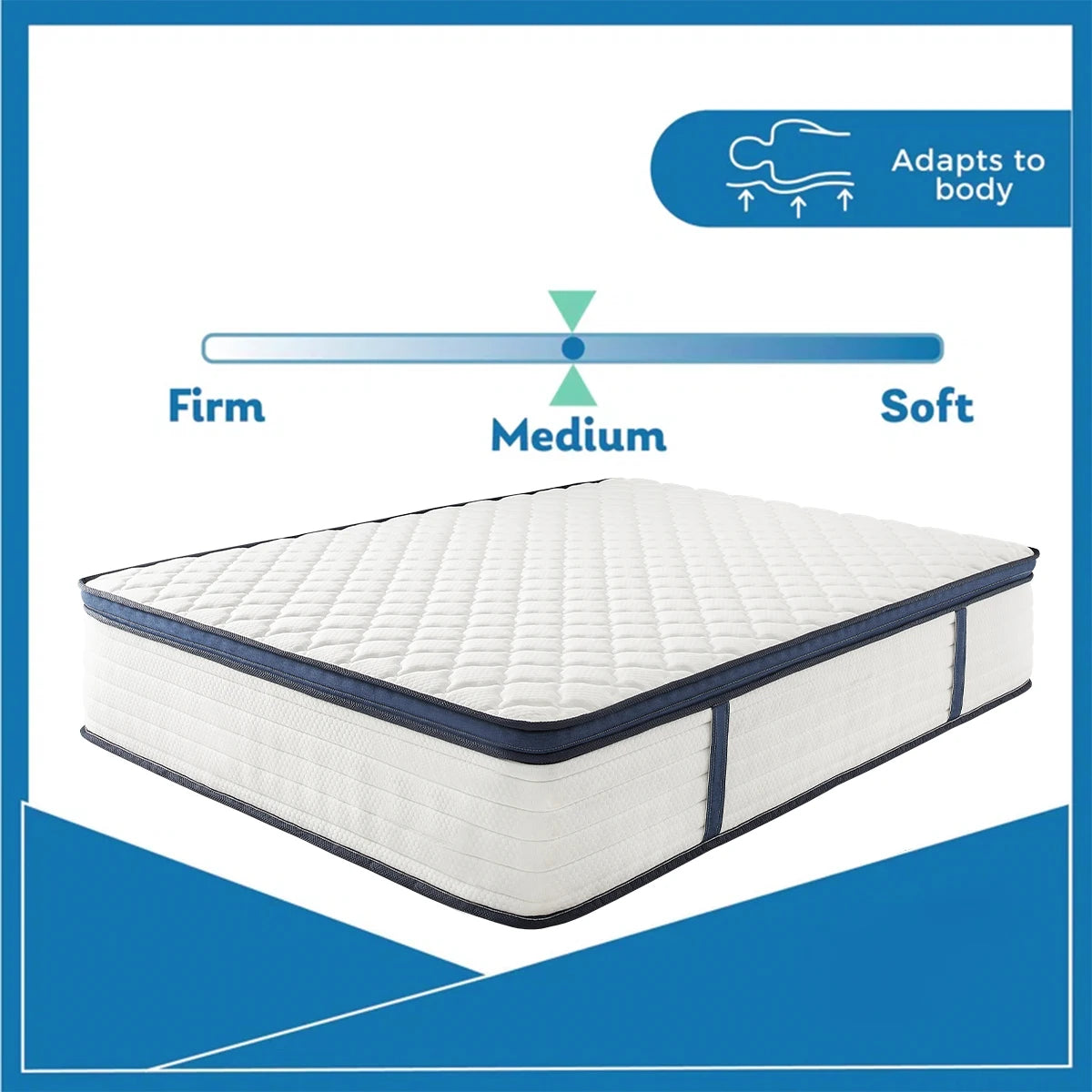 Amztree Gel Memory Foam Hybrid Mattress With Pocket Springs