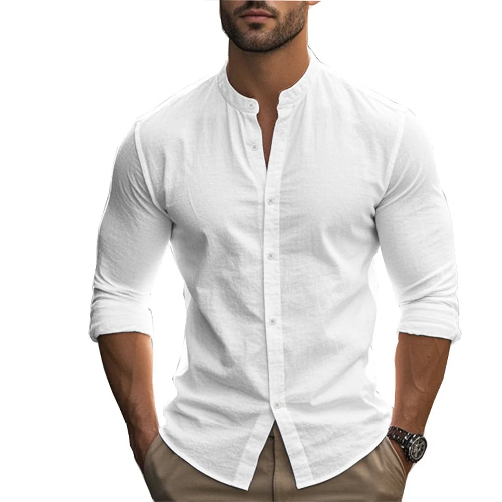 Men's Cotton Linen Shirt
