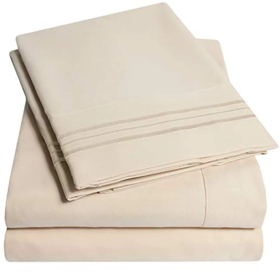 100 Percent Bamboo Fiber Luxury RV Bed Linen Set Six Piece Wrinkle Resistant