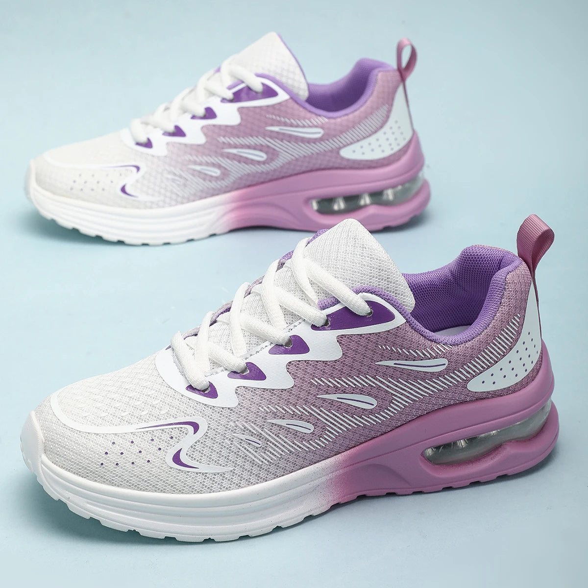Women Orthopedic Walking Shoes Air Mesh Upper Rubber Sole