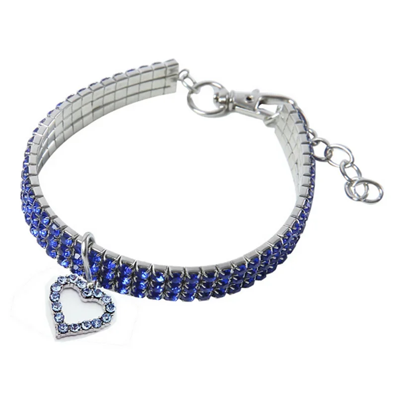 Bling Rhinestone Pet Collar and Leash