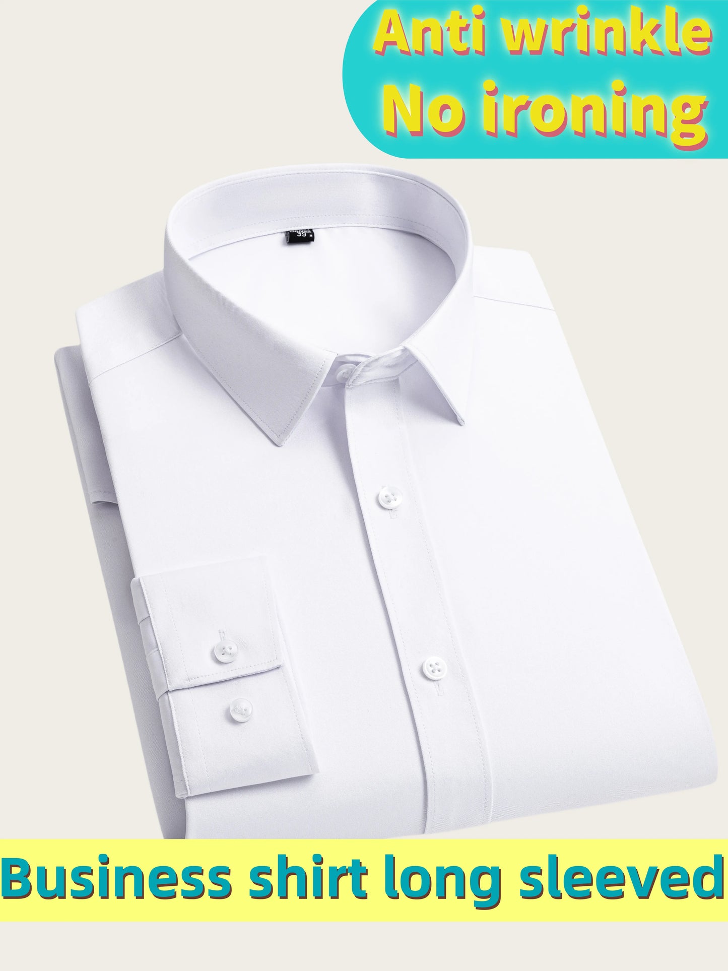 Men's Ultra Stretch Business Long Sleeve Shirt