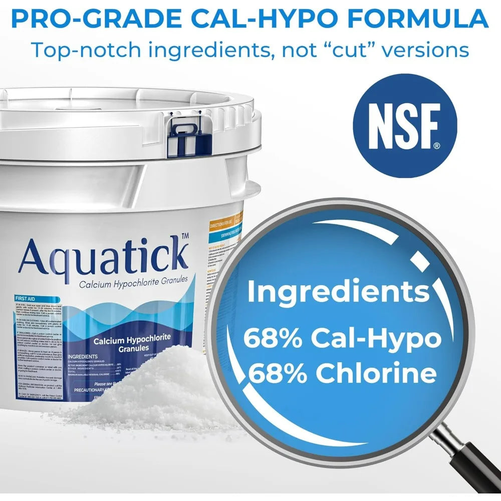 Pro Grade Chlorine Pool Shock For Clean Safe Water