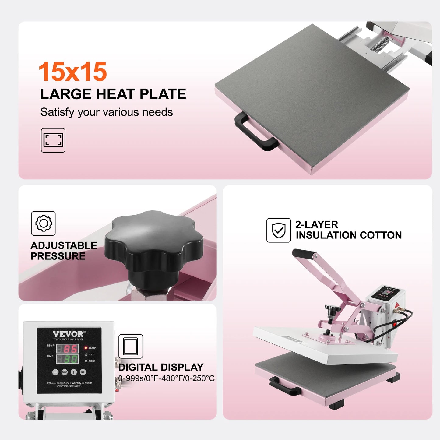 Succebuy Slide Out Heat Press Machine With Fast Even Heating