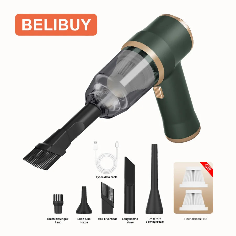 Cordless Portable High Power Vacuum Cleaner With HEPA Filter