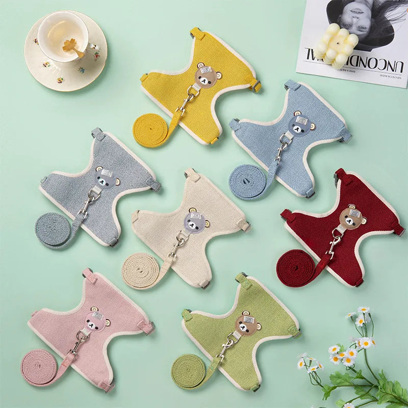 Pet Dog Harness and Leash Set