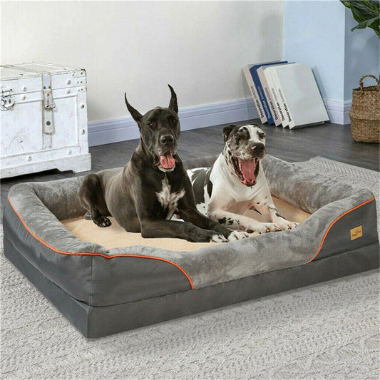 Memory Foam Orthopedic Dog Bed with  Removable Cover