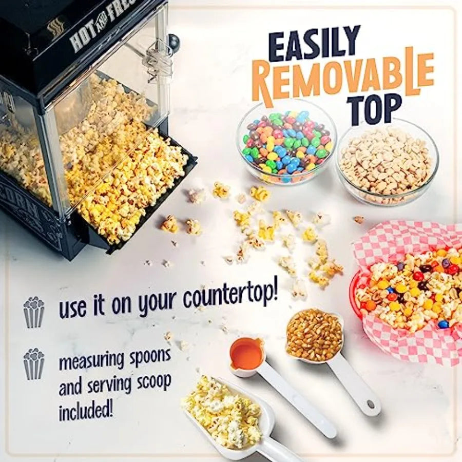 Popcorn Maker Machine Professional Cart