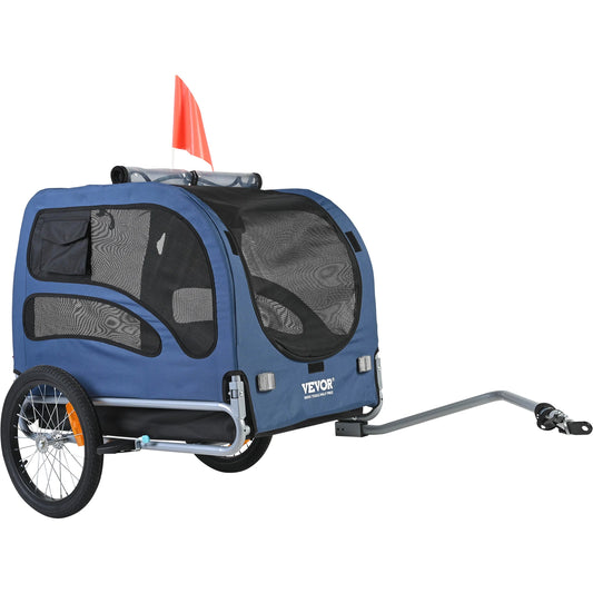 Pet Bicycle Trailer Carrier With Coupler Reflectors And Flag