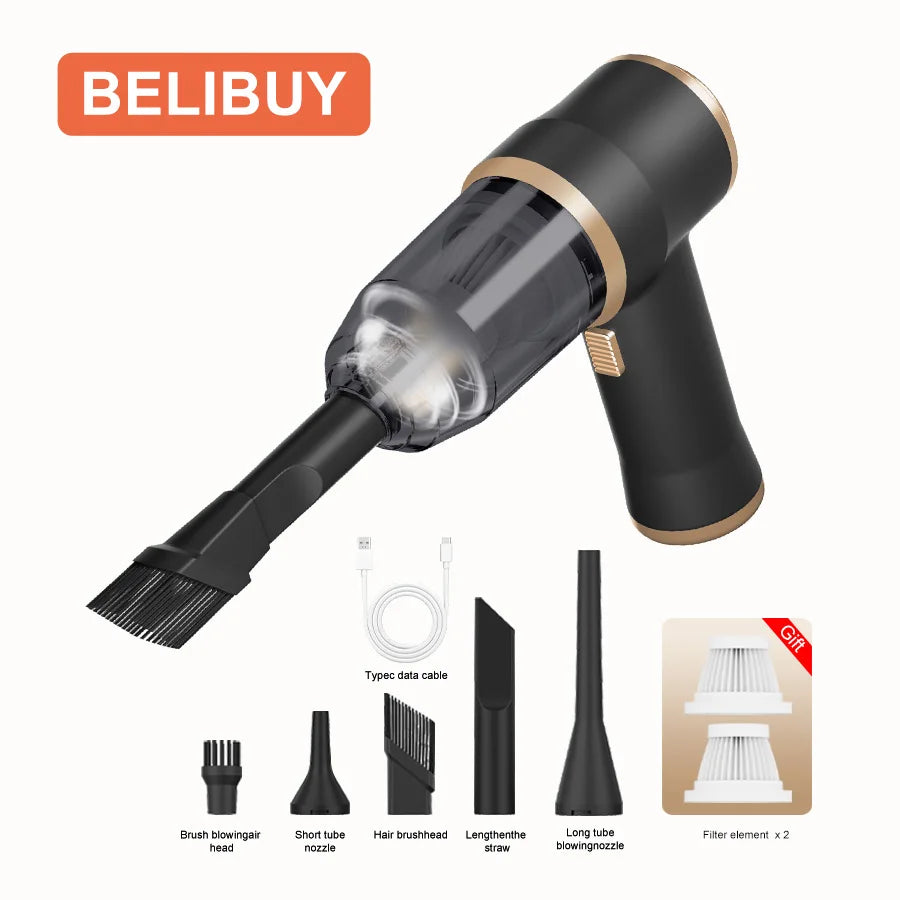 Cordless Portable High Power Vacuum Cleaner With HEPA Filter