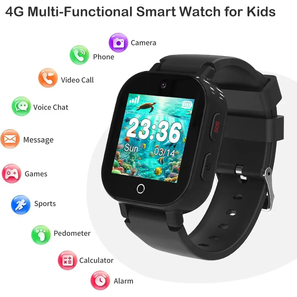 Kids 4G Smartwatch With GPS Tracker And Video Calling