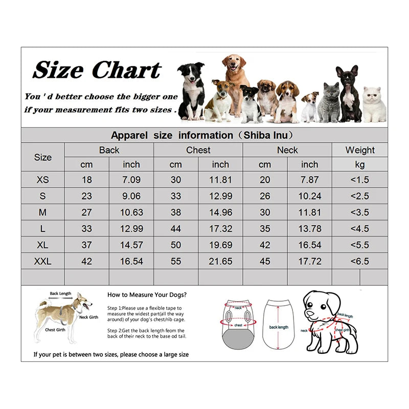 Dog Coat Jacket Polyester For Autumn Winter Weather Protection