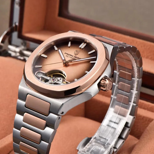 Pagani Design Luxury Automatic Watch Stainless Steel Case